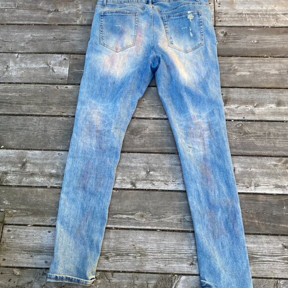 Bluecarats Japanese Denim Designer Jeans Size 34 Blue - Picture 5 of 7